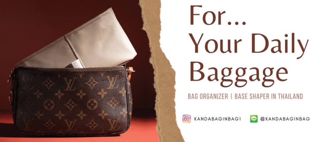 LV Nice mini-bb bag organizer - Kanda Bag in Bag Thailand